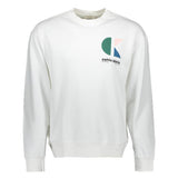 Felpa Calvin Klein nera con logo geometrico bianco