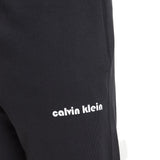 Pantaloni bauhouse Calvin Klein in cotone nero