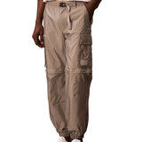 Pantalone Cargo Calvin Klein con gamba rimovibile grigio
