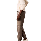 Pantalone Cargo Calvin Klein con gamba rimovibile grigio