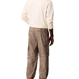 Pantalone Cargo Calvin Klein con gamba rimovibile grigio