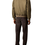 Bomber Calvin Klein in satin verde