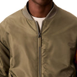 Bomber Calvin Klein in satin verde