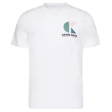 T-shirt Calvin Klein con logo geometrico bianco