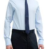 Camicia slim calvin klein in cotone stretch celeste