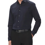 Camicia slim calvin klein in cotone stretch blu