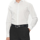 Camicia slim calvin klein in cotone stretch bianco