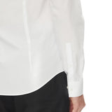 Camicia slim calvin klein in cotone stretch bianco