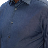 Camicia Calvin Klein reular fit in Denim Blu