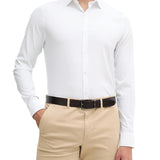 Camicia Calvin Klein slim fit in satin bianco