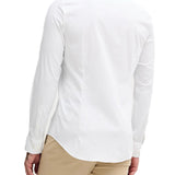 Camicia Calvin Klein slim fit in satin bianco