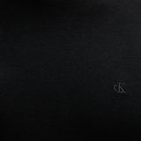 T-shirt Calvin Klein logo chest embro in cotone nero