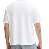 T-shirt Calvin Klein fashion logo bianco
