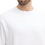 T-shirt Calvin Klein fashion logo bianco