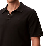 Polo supina Calvin Klein in cotone nero