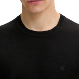 T-shirt Calvin Klein in maglia di cotone nero