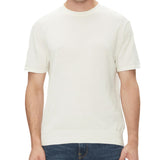 T-shirt Calvin Klein in maglia di cotone tofu