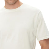 T-shirt Calvin Klein in maglia di cotone tofu