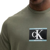 T-shirt Calvin Klein New York City verde