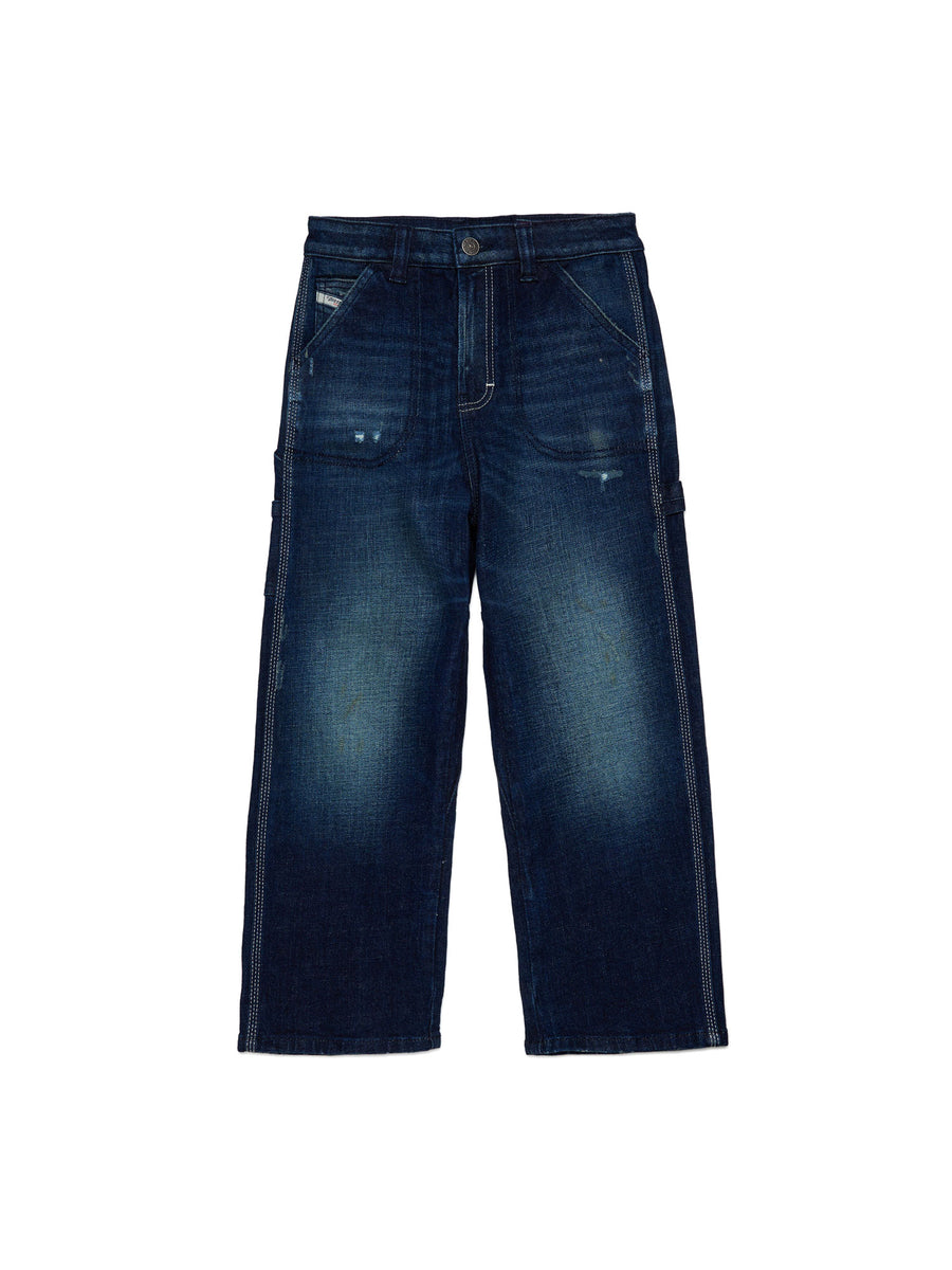 Jeans Diesel bambino stretch Dbart in denim medio