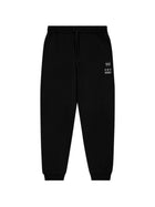 Pantalone EA7 Uomo con logo laterale e retro polpaccio felpa nero