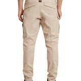 Pantalone 3D skinny cargo beige