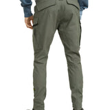 Pantalone 3D skinny cargo grigio