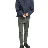 Pantalone 3D skinny cargo grigio
