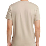T-shirt manica corta G-script beige