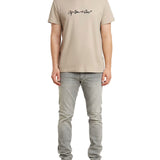T-shirt manica corta G-script beige