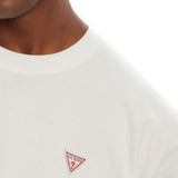 T-shirt mini logo triangle bianco