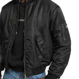 Bomber Guess in tessuto tecnico nero