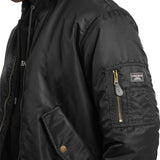 Bomber Guess in tessuto tecnico nero