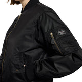 Bomber Guess  in tessuto tecnico nero