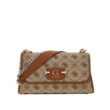 Borsa a tracolla Guess donna Neda latte logo