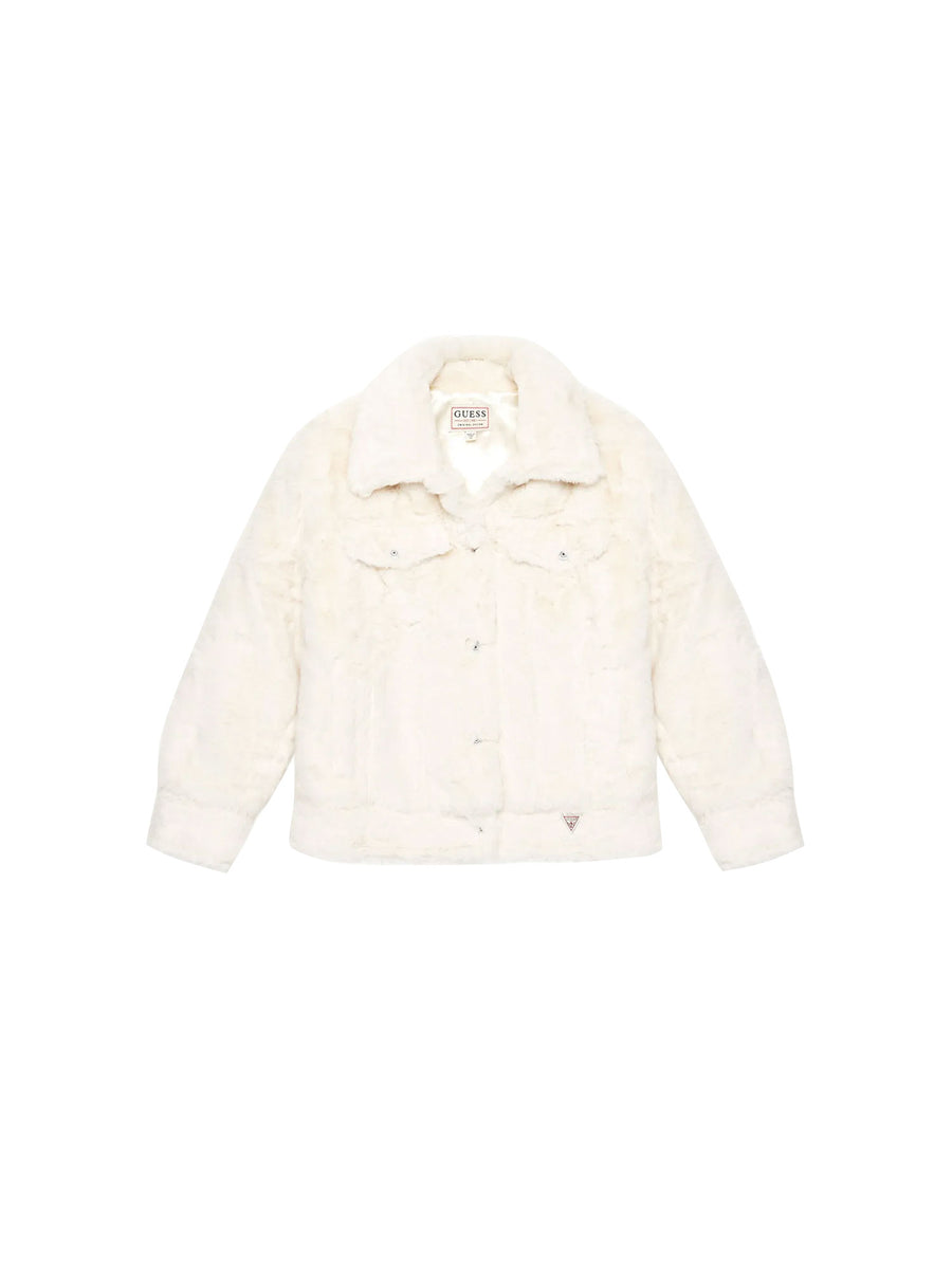 Eco Montone Guess ragazza crema