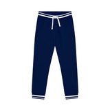 Pantalone jogger Guess neonato con profili a contrasto blu