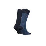 Set 2 paia di calzini Tommy Hilfiger in cotone birdseye jeans