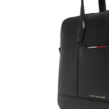 Borsa da lavoro Tommy Hilfiger in similpelle nero