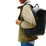 Zaino Tommy Hilfiger con stampa monogram tono su tono nero