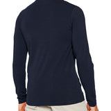 T-shirt Tommy Hilfiger a maniche lunghe in jersey blu navy