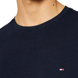 T-shirt Tommy Hilfiger a maniche lunghe in jersey blu navy