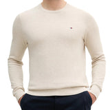 Maglia Tommy Hilfiger in cotone strutturato beige