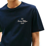 T-shirt Tommy Hilfiger in jersey blu navy