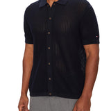 Camicia polo in maglia Tommy Hilfiger blu navy