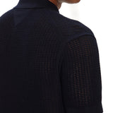 Camicia polo in maglia Tommy Hilfiger blu navy