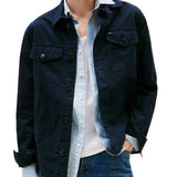 Overshirt Tommy Hilfiger in cotone blu navy