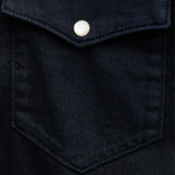 Camicia western Tommy Hilfiger in denim blu scuro