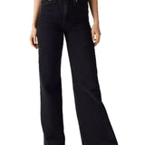 Jeans Ribcage Wide Leg Jeans black denim