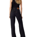 Jeans Ribcage Wide Leg Jeans black denim